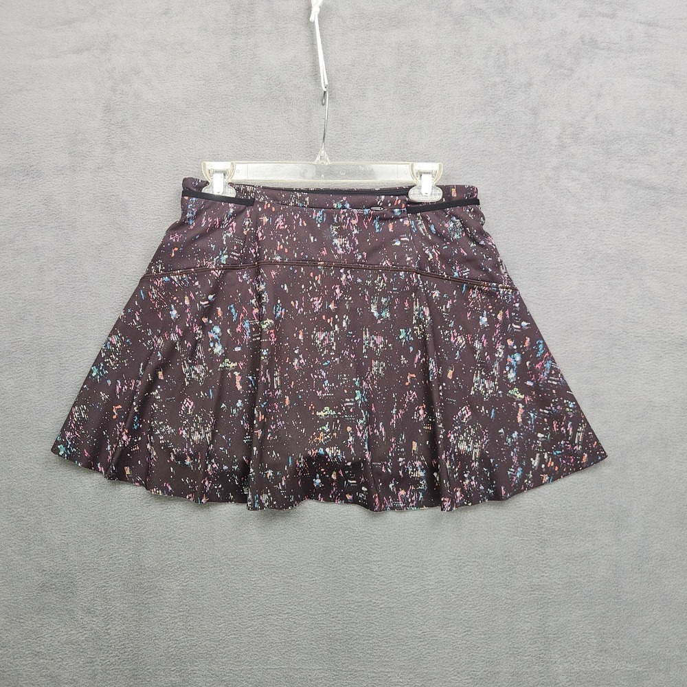 Athleta Match Point Skort Small BlackTennis Golf Skirt City Lights Activewear